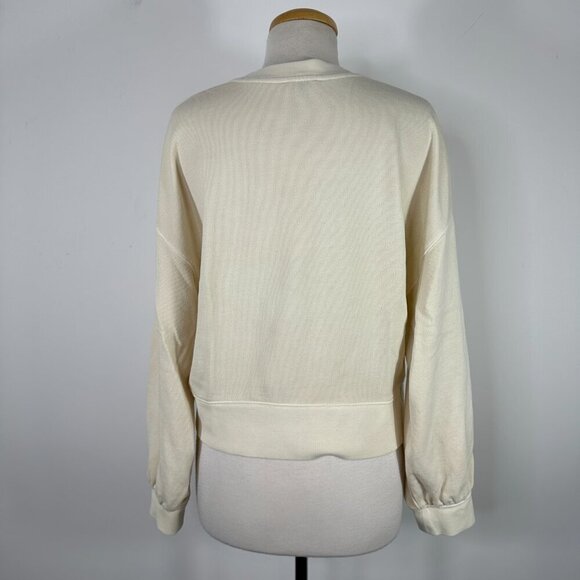 Rails Erin Henley Lightweight Sweatshirt In Putty Ecru Size S - Picture 9 of 12